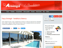 Tablet Screenshot of fincasarmengol.com