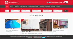 Desktop Screenshot of fincasarmengol.net